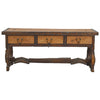Rancher's Console Table with Yoke Base