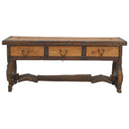 Rancher's Console Table with Yoke Base