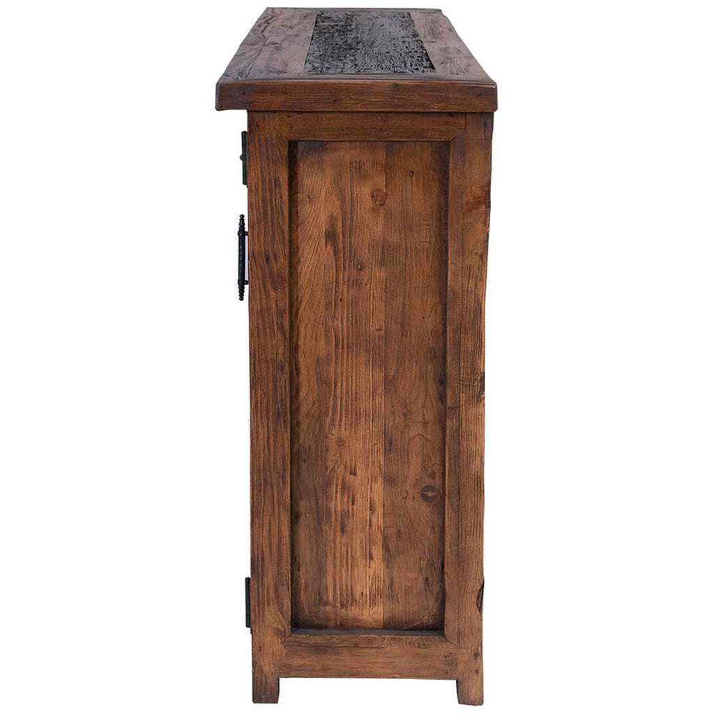 Galveston Ranch Buffet with Leather Panels