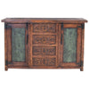 Galveston Ranch Buffet with Leather Panels