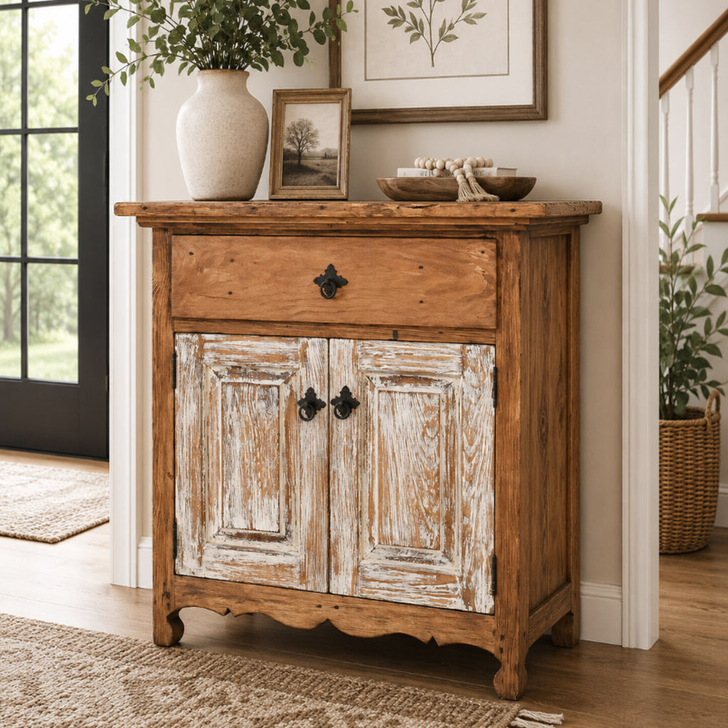 Leon Utility Cabinet - Honey