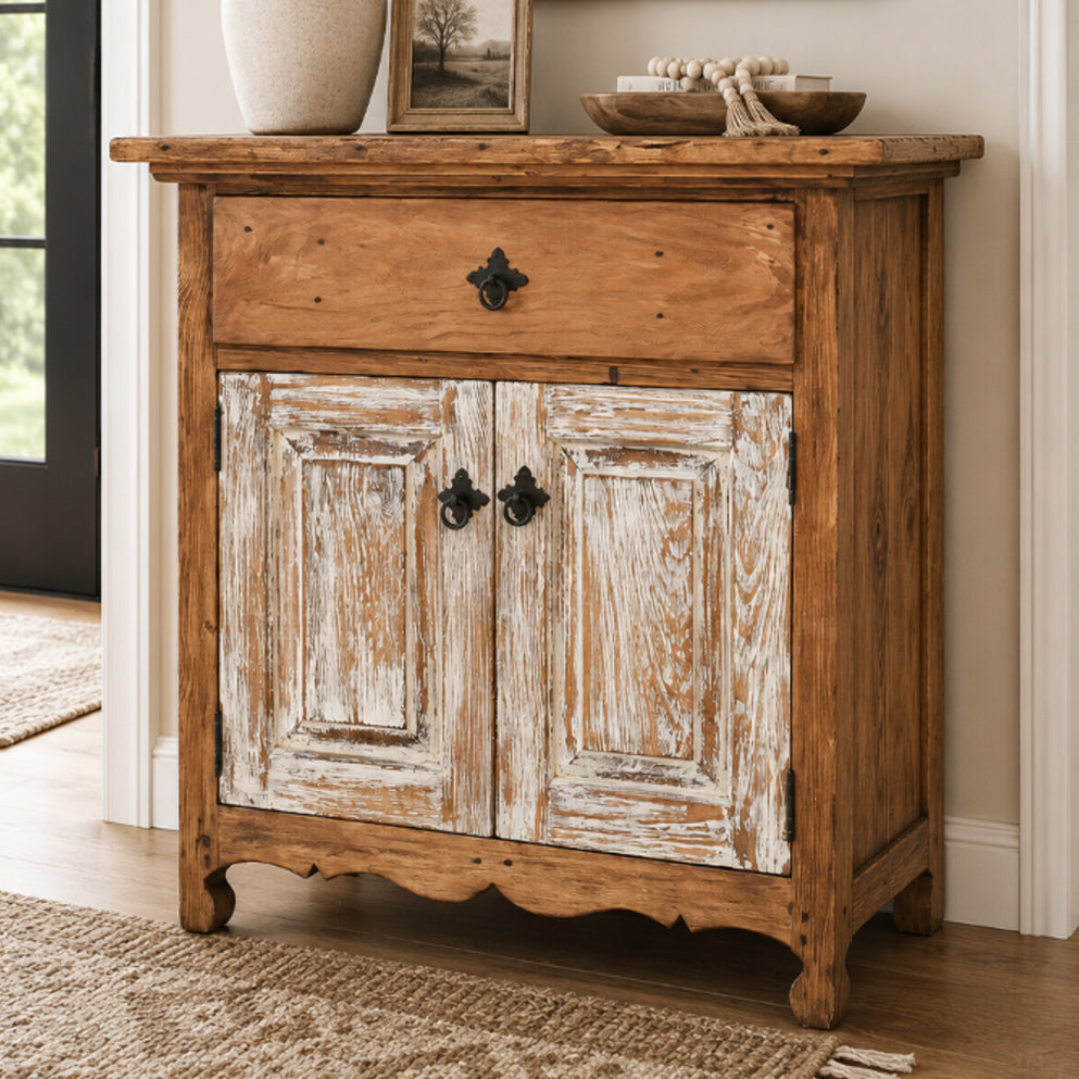 Leon Utility Cabinet - Honey