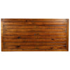 Holman Carved Desk with Reclaimed Wood Top