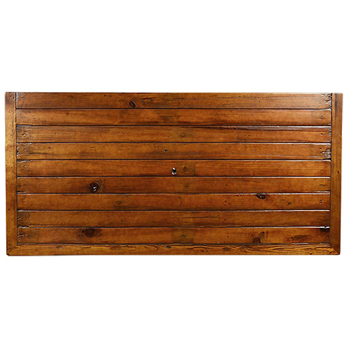 Holman Carved Desk with Reclaimed Wood Top