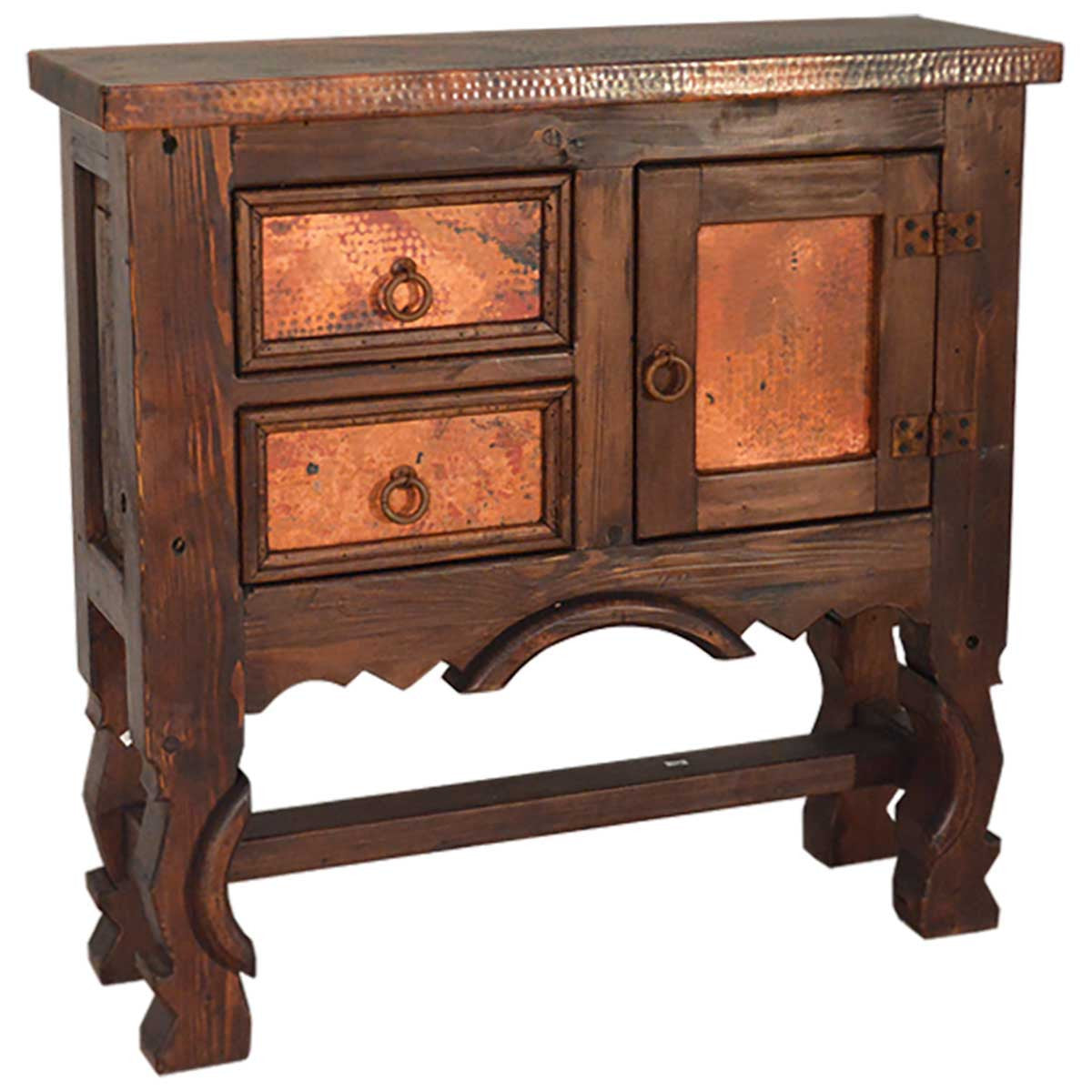 Amarillo Yoke Cabinet with Copper Top