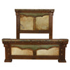 Stockade Solid Wood & Cowhide Bed - King