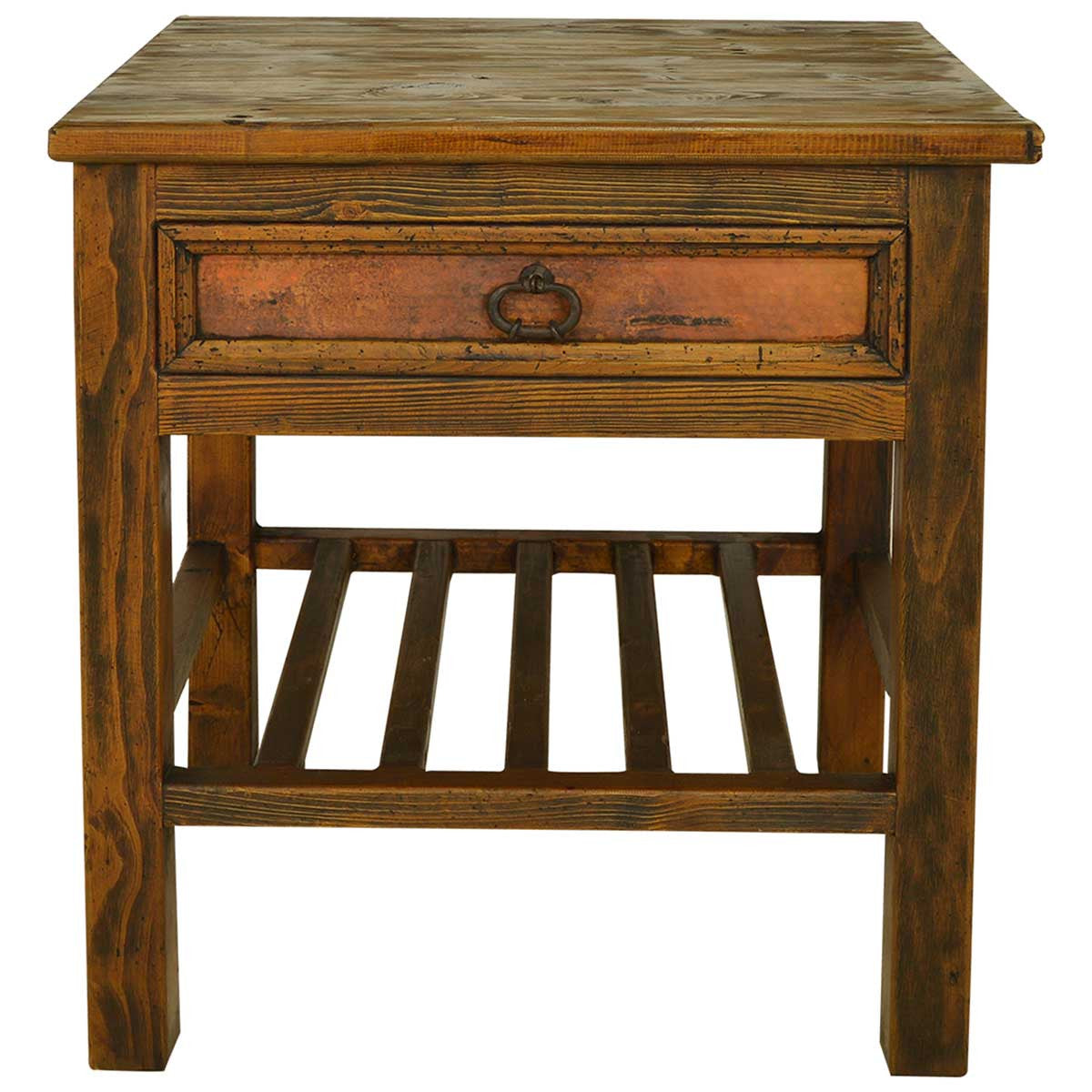 Sweetwater Nightstand with Copper Front Drawer