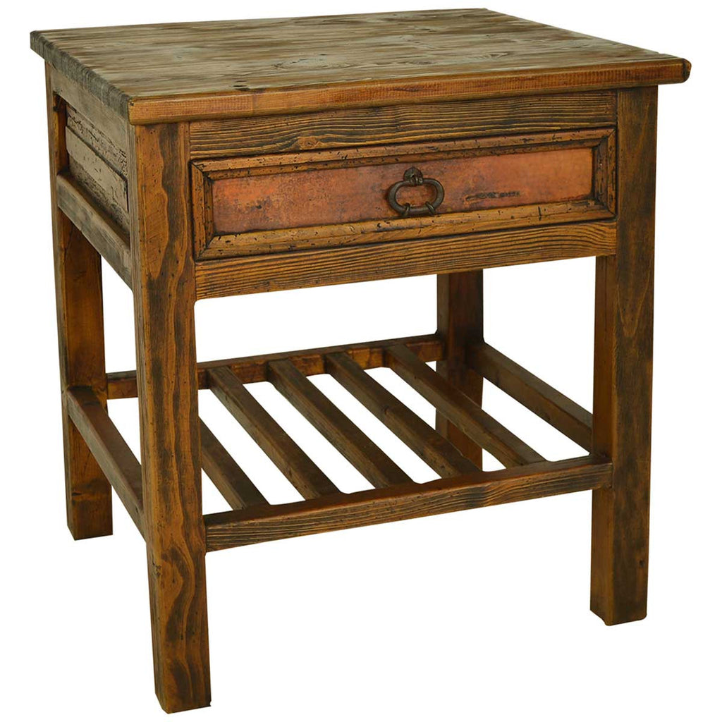 Sweetwater Nightstand with Copper Front Drawer