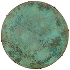 Copper & Iron Occasional Table - Turquoise