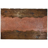 Sarasota Live Edge Coffee Table with Leather Insert