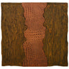Sarasota Live Edge Side Table with Leather Insert