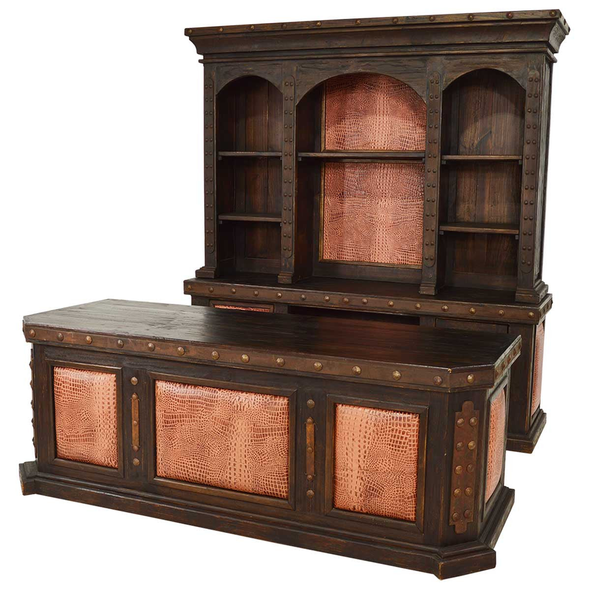 Plantation Key Leather Credenza