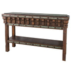 Excavator Copper Console Table