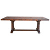 Cleaved Copper Top Dining Table