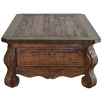 Gilcrease Copper & Wood Coffee Table