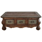 Gilcrease Copper & Wood Coffee Table