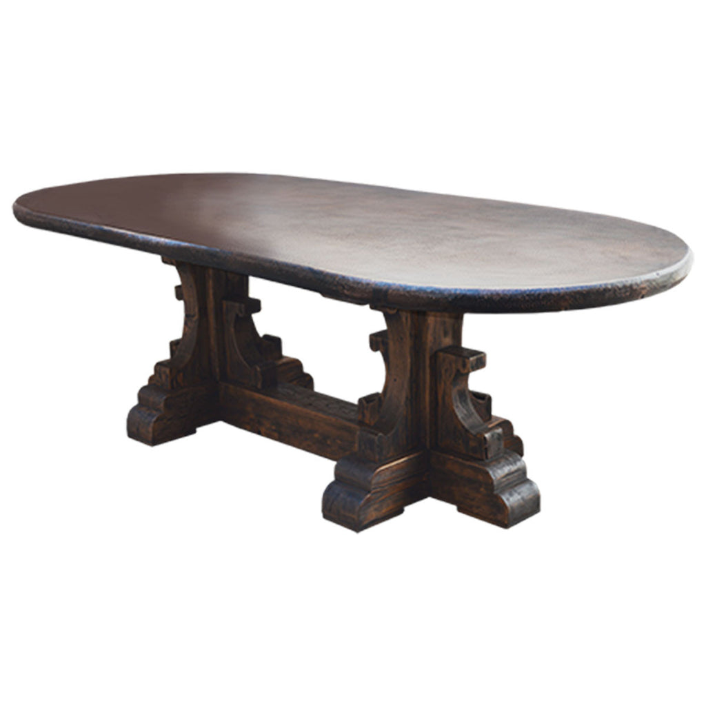 Jamestown Copper Top Dining Table