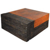 Blacksmith's Reclaimed Wood & Copper Coffee Table