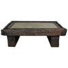 Mountaineer Old Wood Coffee Table with Copper Top