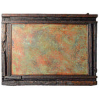 Mountaineer Old Wood Coffee Table with Copper Top