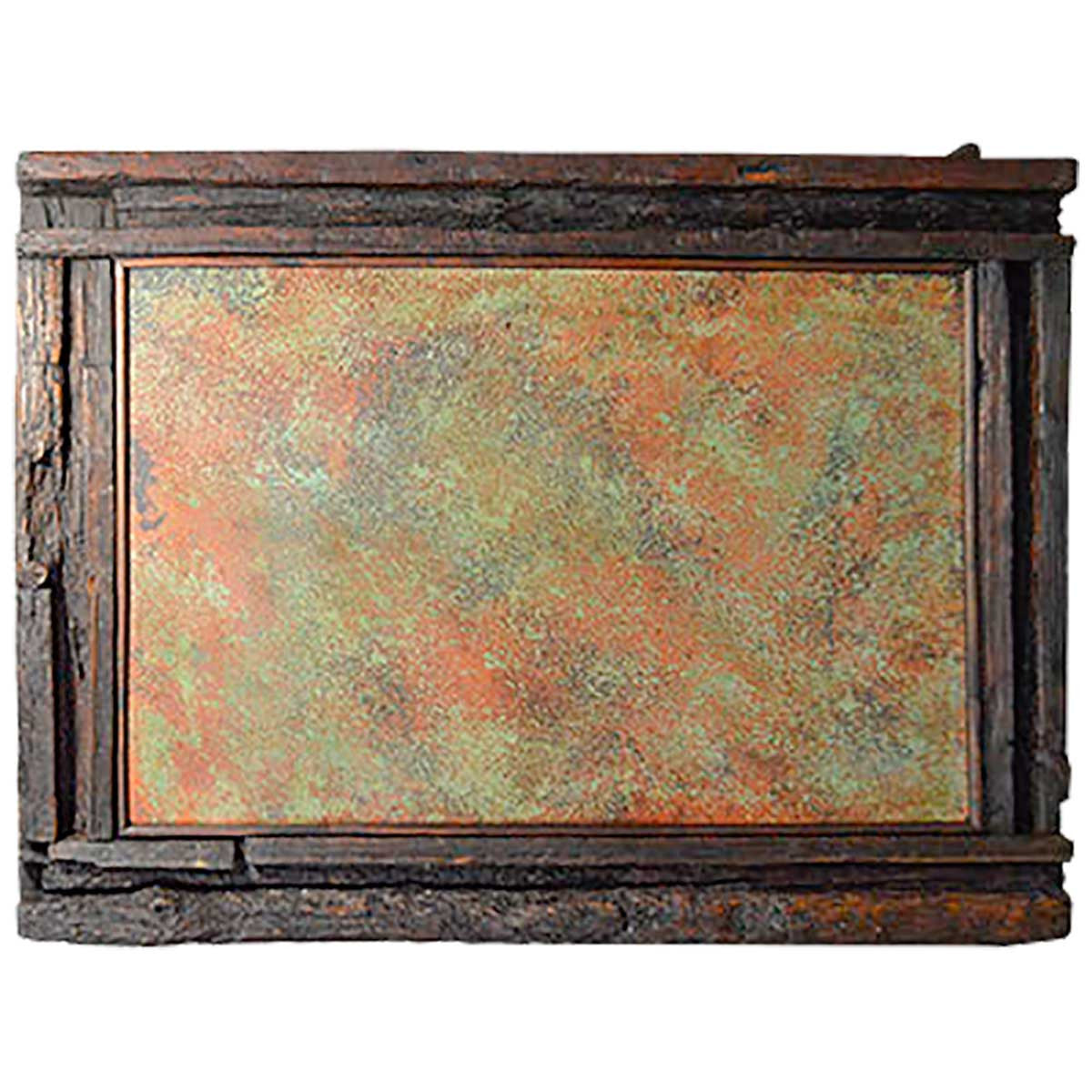 Mountaineer Old Wood Coffee Table with Copper Top