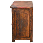 Stanfield Wood Nightstand with Copper Detail