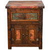 Stanfield Wood Nightstand with Copper Detail