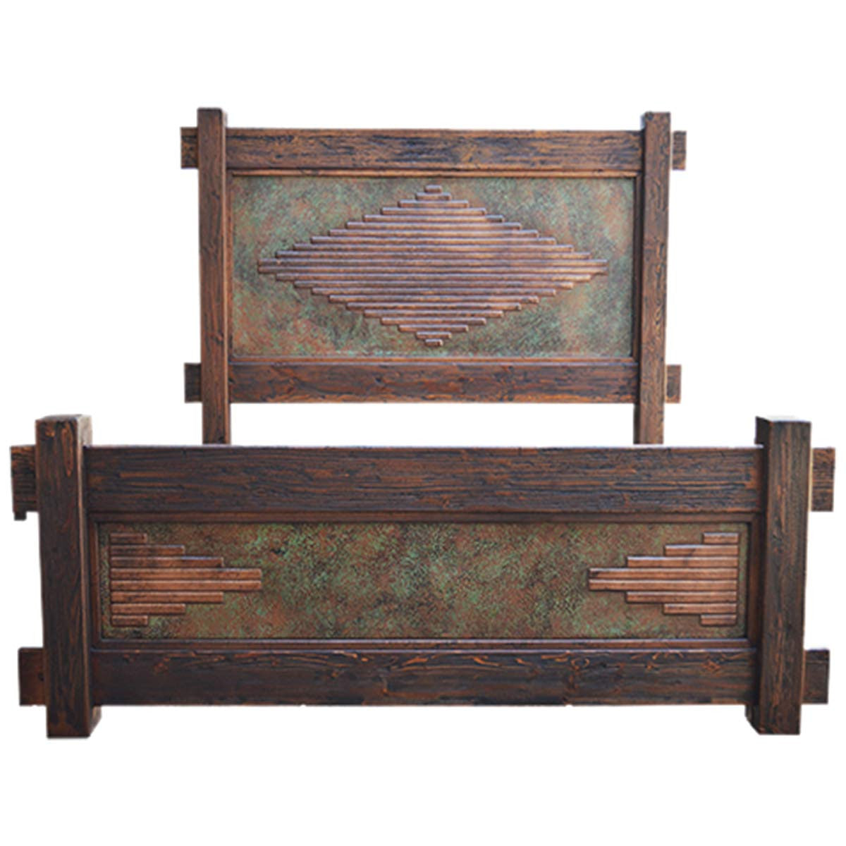 Copper Jewel Bed - King