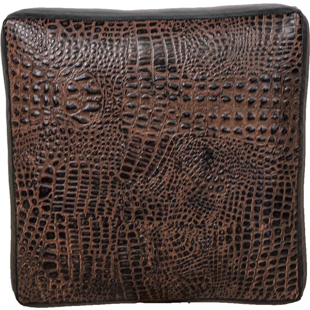 Twisted Leather Barstool