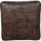 Twisted Leather Barstool