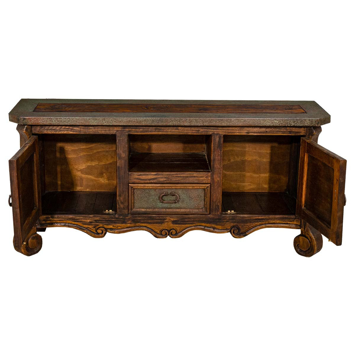 Verdigris Copperwood Buffet / Console Table