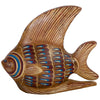 New World Clay Fish Sculpture
