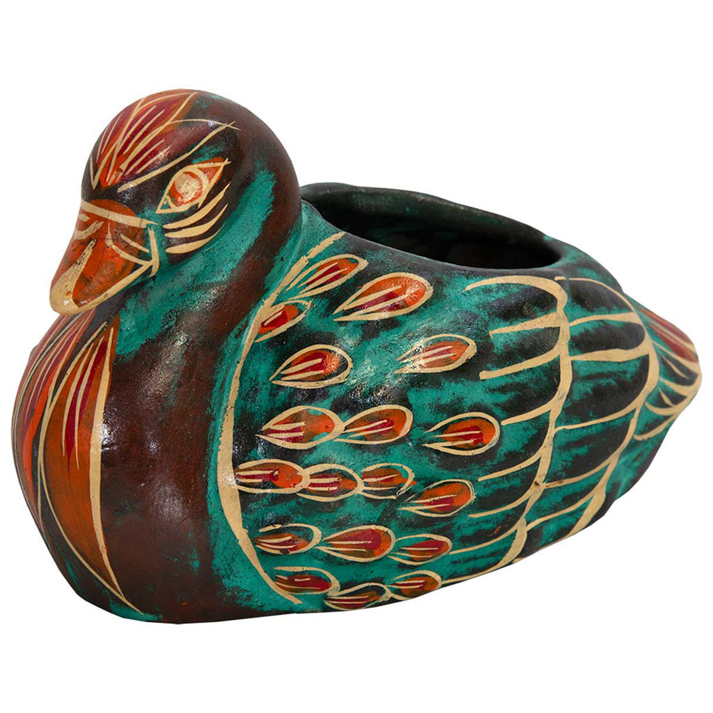 Veracruz Clay Swan Planter
