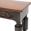Cattle Baron Carved Longhorn Console Table