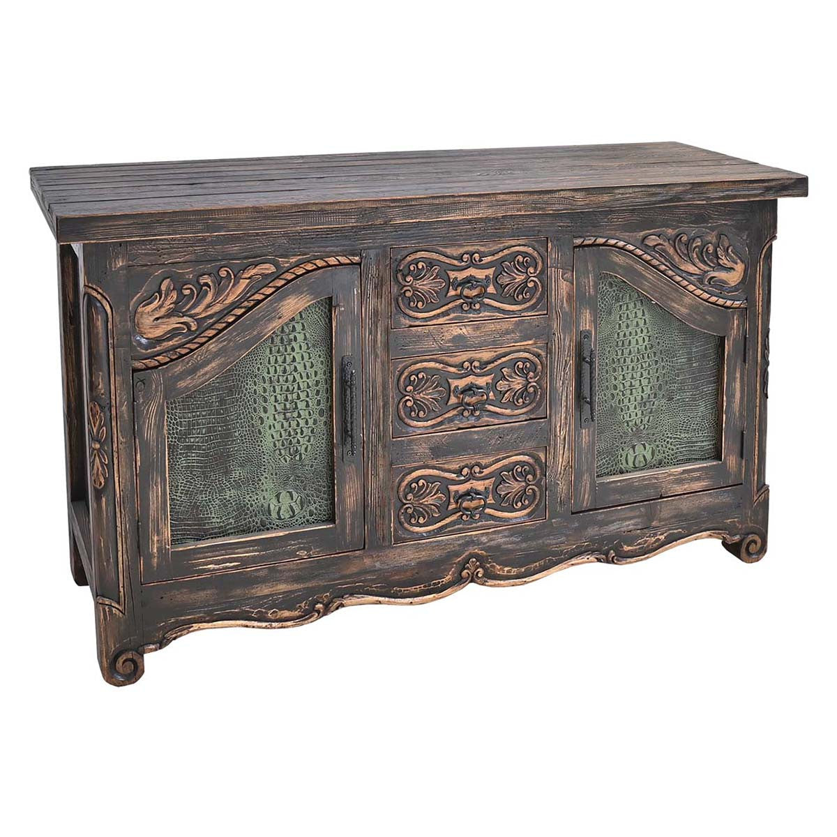 Desert Ember Sideboard - Croc Panels