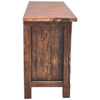 Desert Ember Sideboard - Cowhide Panels