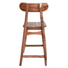 Natural Parota Wood Barstool