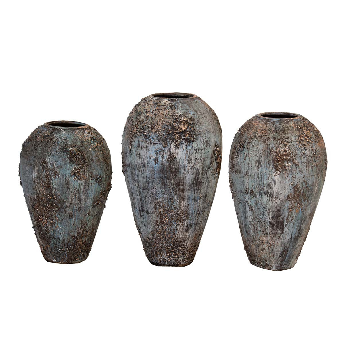 Canyon Shadow Pottery Vases - Set of 3