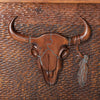 Tombstone Hand Carved Wood Bar