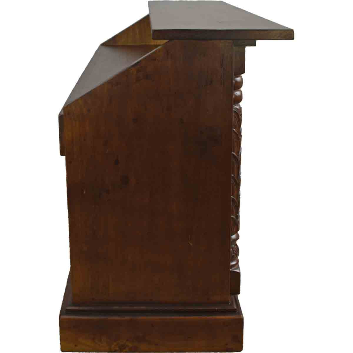 Tombstone Hand Carved Wood Bar