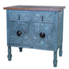 Josephine Carved Wood Cabinet