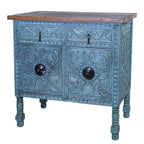 Josephine Carved Wood Cabinet