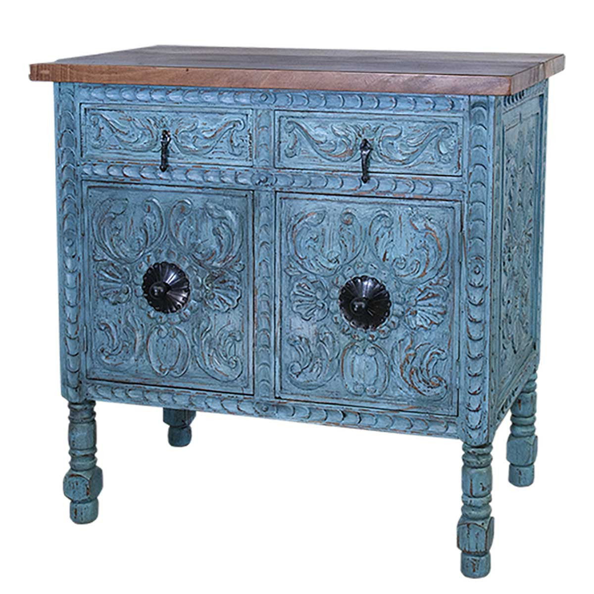 Josephine Carved Wood Cabinet