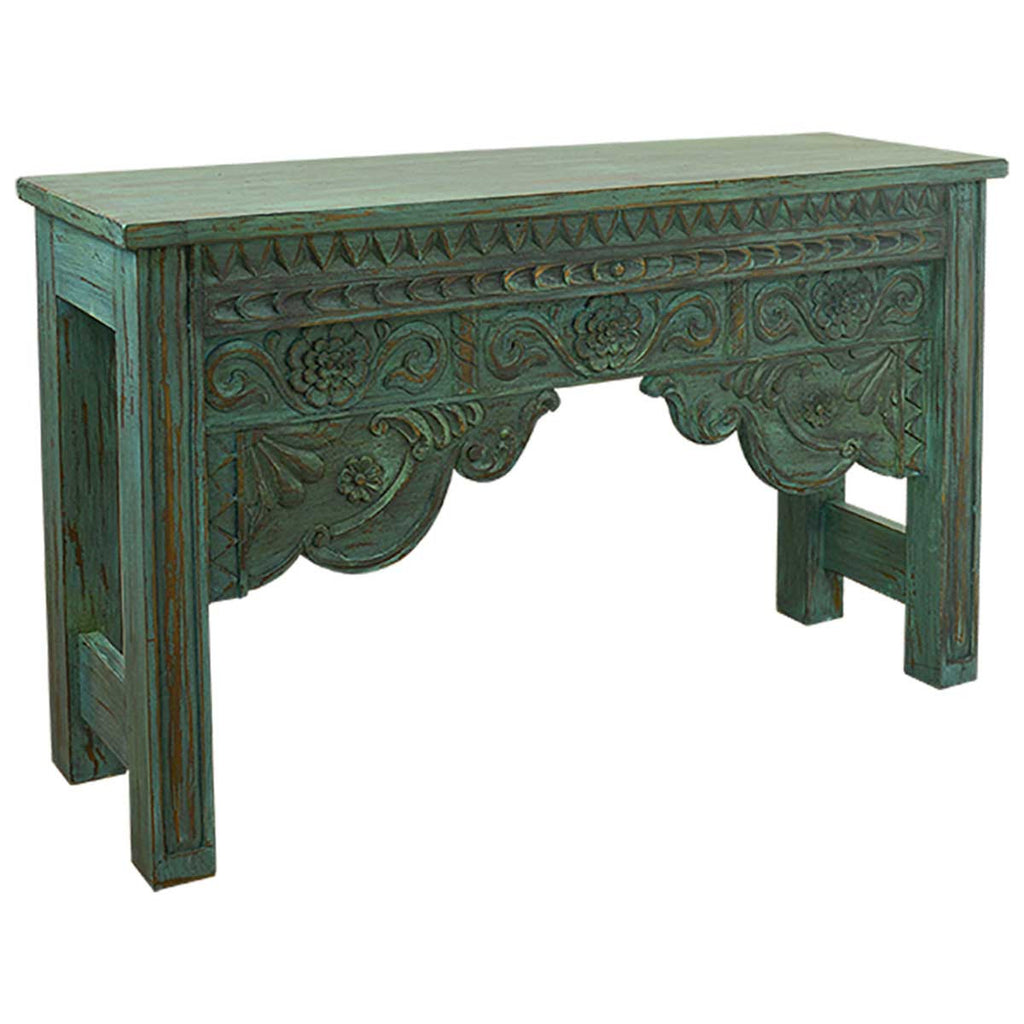Elisa Carved Console Table