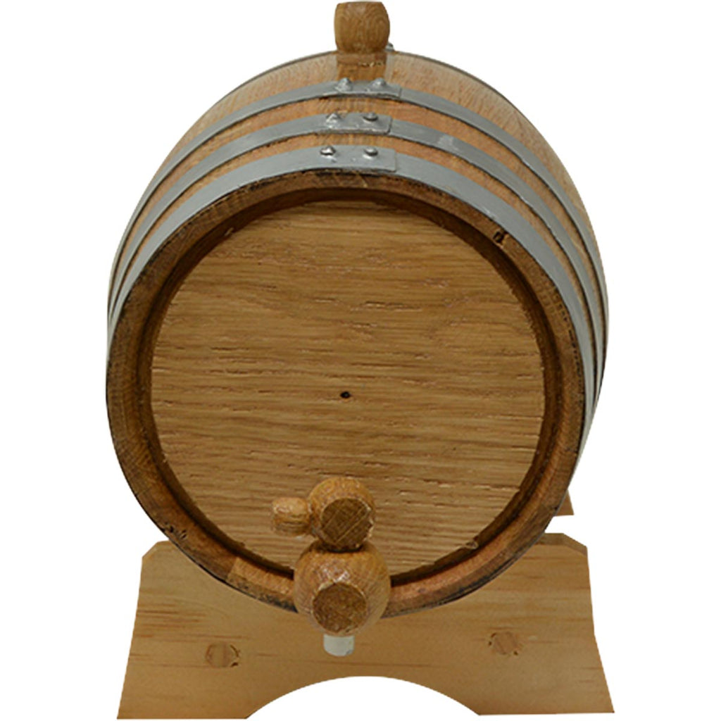 Genuine Oak Miniature Whiskey Barrel