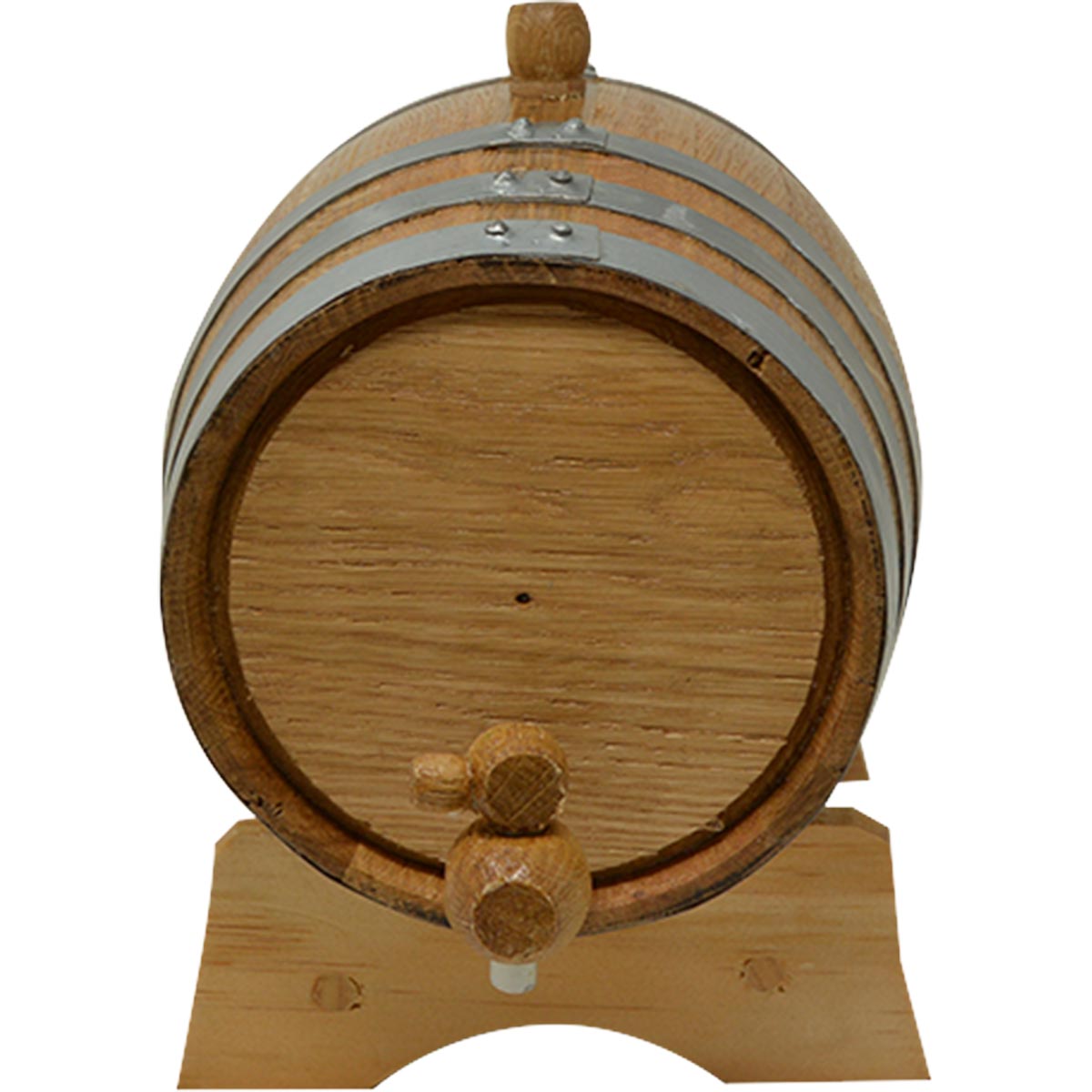 Genuine Oak Miniature Whiskey Barrel