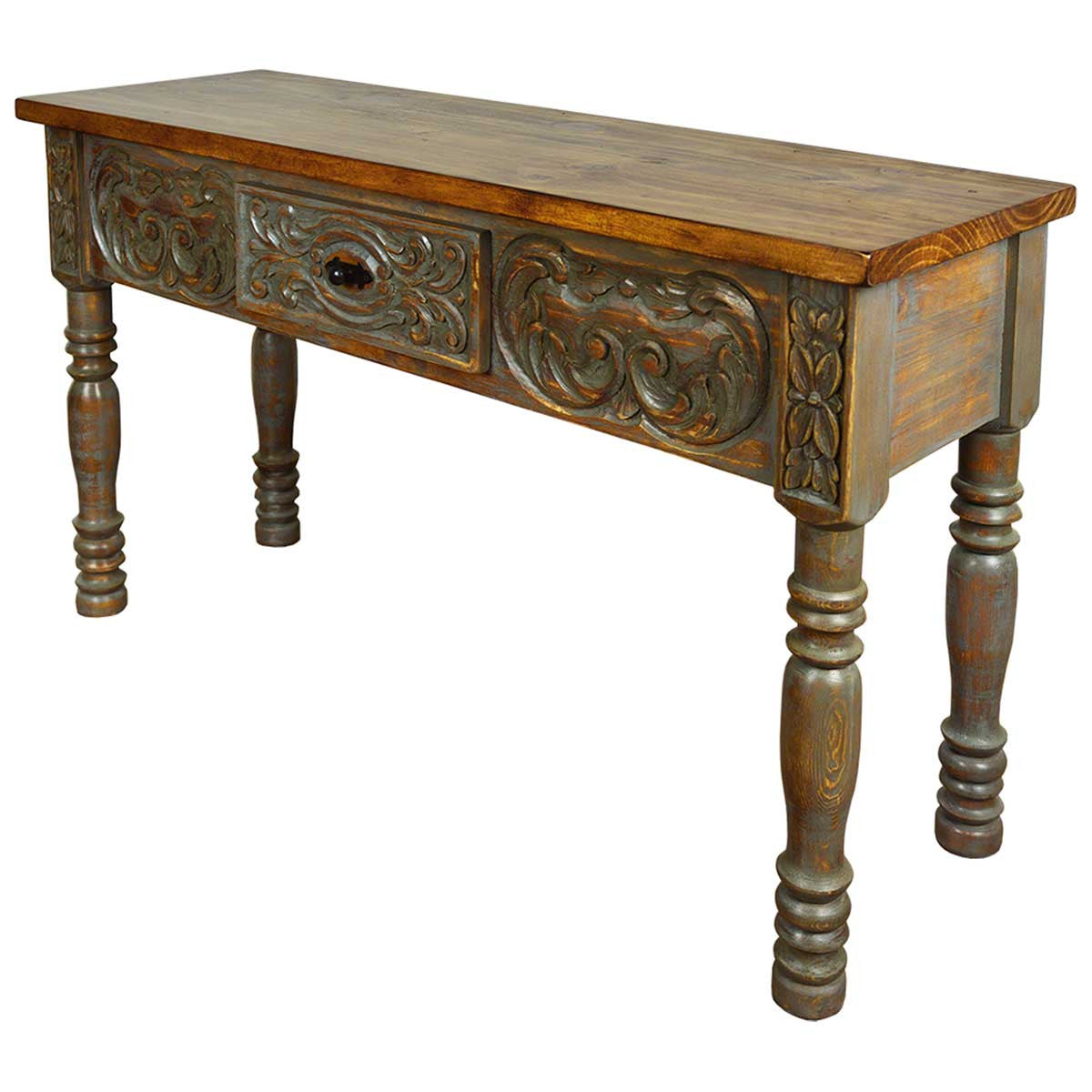 Lewiston Carved Console Table