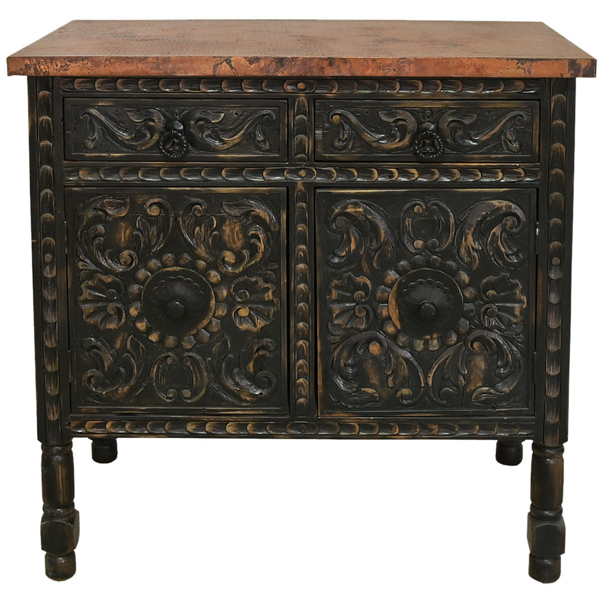 Scrolled Frontier Cabinet