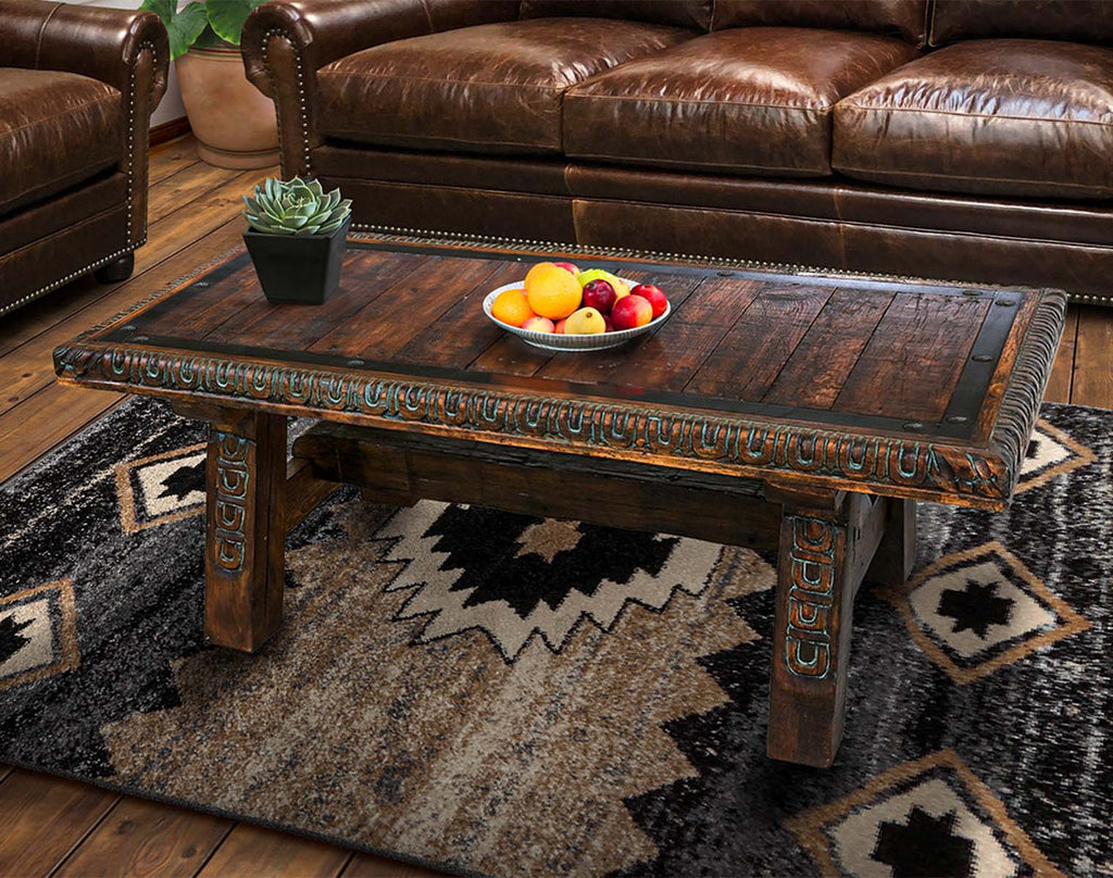 Colonial Turquoise Coffee Table