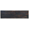 Outlaw Carved Wood Buffet with Beaten Metal Panels